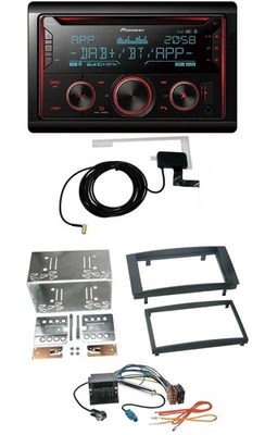 Pioneer 2DIN MP3 DAB USB CD Bluetooth Autoradio für VW Touareg T5 Caravelle Mult - Bild 1 von 4