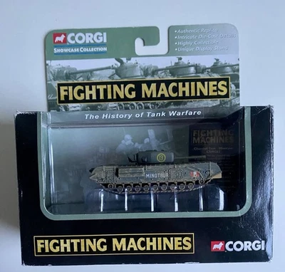 Corgi Fighting Machines History of Tank Warfare Churchill British Army Minotaur - Image 1 of 4
