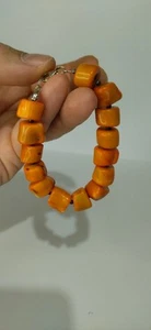 Coral vintage bracelet. Silver clasp and inserts - Zdjęcie 1 z 14