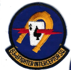 PATCH USAF 83RD FIGHTER INTERCEPTOR SQ FIS  F-106 LORING AFB   FS2-23 - Foto 1 di 1