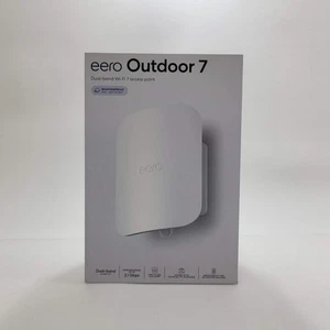 Nowy eero Outdoor 7 Dual Band SN10111 Dwupasmowy przedłużacz siatki Wi-Fi 7 - Zdjęcie 1 z 7