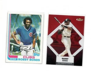 BARRY & BOBBY BONDS MLB TOPPS KARTEN (VATER/SOHN) SEHR GUTER ZUSTAND (CUBS/GIANTS) - Bild 1 von 1