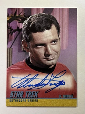 2008 Star Trek TOS 40th Anniversary Series 2 Autograph A157 Win De Lugo Auto - Image 1 of 2