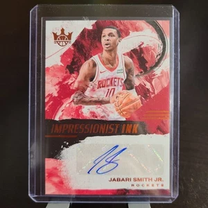 2024 Panini Court Kings Impressionist Ink Amber /49 Jabari Smith Jr #II-JSJ Auto - Picture 1 of 3