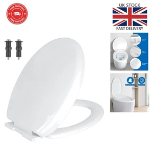 Ergonomic Oval Soft Close Toilet Seat – Quick Release for Effortless Cleaning - Picture 1 of 9