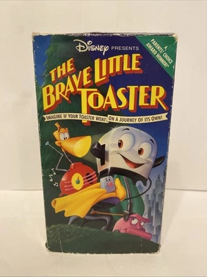 Disney The Brave Little Toaster (VHS 1988) RARO versión con cubierta deslizable Foto 1 de 4