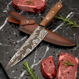 12.5" EXQUISITO PATRÓN DE MOSAICO DAMASCO GRABADO ÚNICO EN SU CLASE, MICARTA O-238 - Imagen 1 de 12