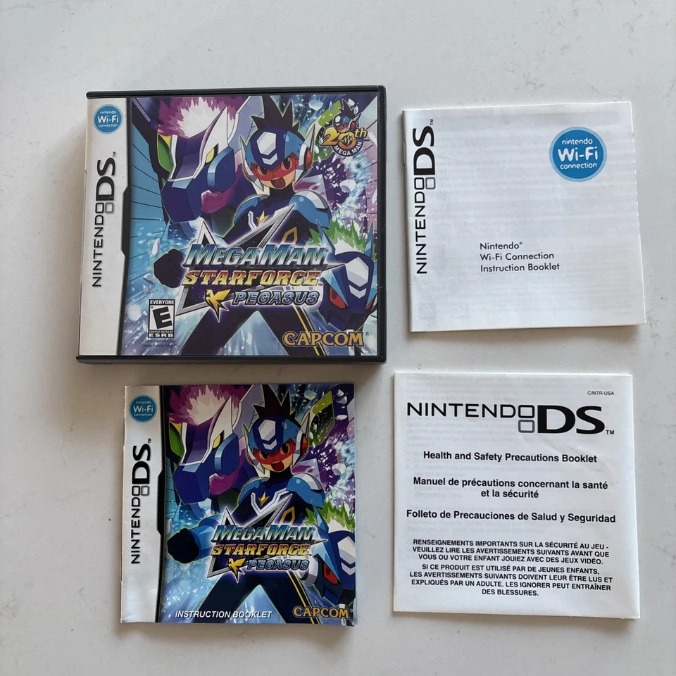Mega Man Star Force: Pegasus(任天堂 DS 2007)正品完整全新带盒已测试 — 第 1/4 张图片