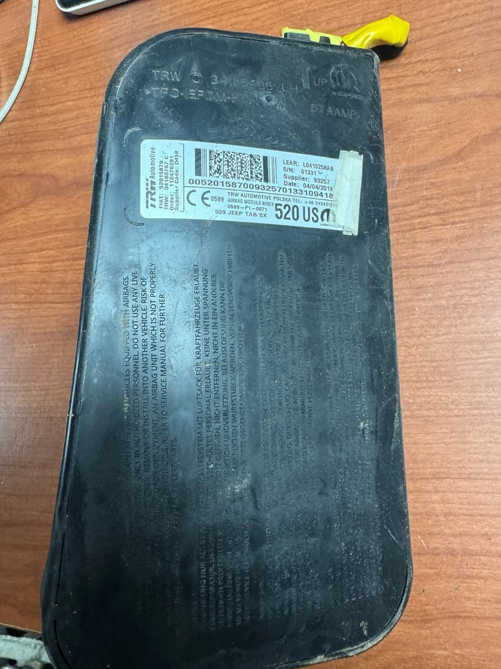 Jeep Renegade 2015-2023 asiento del lado del conductor izquierdo 68265342Aa Foto 1 de 1