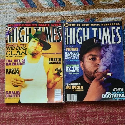 90s high times magazine ice cube method man wu-tang NWA vintage hip hop source - Image 1 of 4