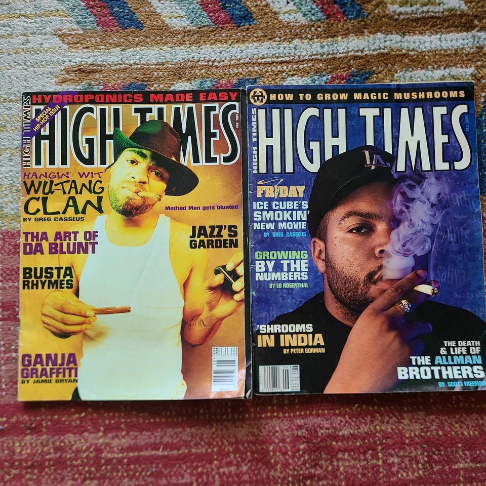 90s high times magazine ice cube method man wu-tang NWA vintage hip hop source - Image 1 of 4