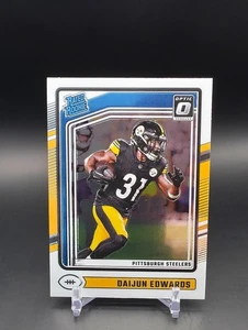 Daijun Edwards 2024 Donruss base ottica nominale Rookie RC #223 Steelers - Foto 1 di 2