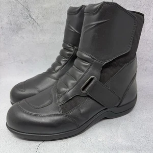 Alpinestars Boots Mens Sz 9 M Black V2 Ridge Waterproof Black Leather Motorcycle - Picture 1 of 10