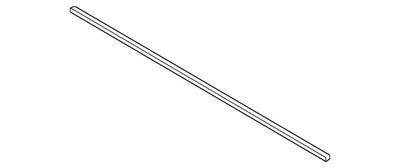 Original Hyundai 2013-2019 Santa Fe Santa Fe XL/Sport Upper Molding 86130-2W000 Foto 1 de 2