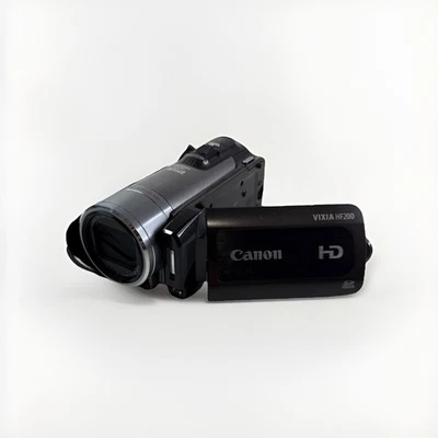 Canon VIXIA HF200 Flash Memory HD Camcorder (Gray) - Image 1 of 4