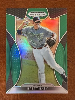 Brett Baty METS 2019 Panini Prizm Draft Picks Green #16 Baseball Card - Image 1 of 2
