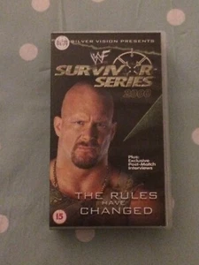 WWF Survivor Series 2000 VHS Great Condition! WWF/WWE Wrestling Stone Cold - Picture 1 of 5