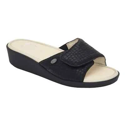 Dr Scholl LEDEL Memory Cushion ciabatte pantofole zoccoli pelle donna regolabile - Immagine 1 di 4