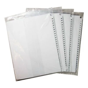 4 Sets Avery Allstate Style Paper Stock Tab Dividers Preprinted 1-25 01701 White - Picture 1 of 2
