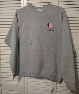 SWEATSHIRT UNISEX  GRAY    SIZE L CHEST 42  HEAVYWEIGHT - Picture 1 of 4