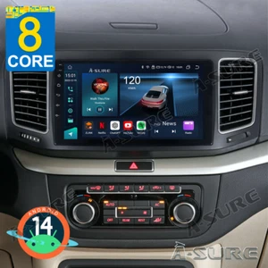 4+64GB Android 14 Autoradio Carplay Für VW Sharan II 7N Seat Alhambra II 2010-21 - Bild 1 von 12