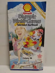 Shell Olympic Winter Games Television Handbook Calgary '88 - Picture 1 of 5