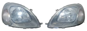 Toyota Genuine Echo Yaris 1999-2005 Halogen Reflector Headlight Lamp Pair OEM - Picture 1 of 11