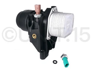 VW Audi Seat Skoda 1.6 2.0 TDI enfriador de aceite del motor + carcasa del filtro | 03N115389A - Imagen 1 de 4