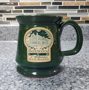 Deneen Keramik handgeworfener Becher Buchsbaum Inn of Williamsburg Bed & Breakfast 2012 - Bild 1 von 9