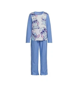 Girls Disney Stitch Long Sleeve 2 Piece Pajama Set Size 6-6X - Picture 1 of 4