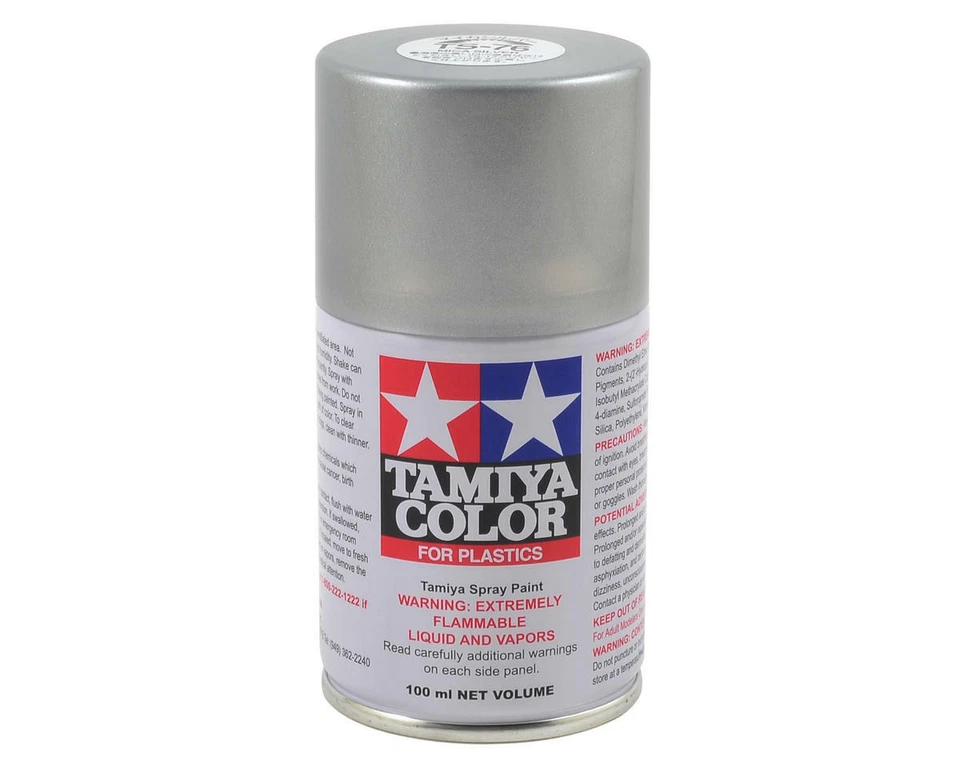 Pintura en aerosol Tamiya TS-76 laca plateada de mica (100 ml) [TAM85076] Foto 1 de 1