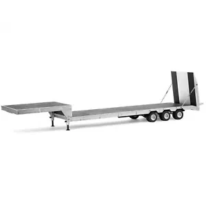 Carson 500907000 - 1:14 3-Achs Tiefladeauflieger m. Rampe Bausatz Neuware - Bild 1 von 1