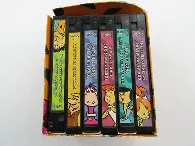 VTG Cartoon Network The Flintstones VHS Box Set Video Tapes Rare Promo 1999 - Image 1 of 4