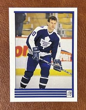 Vincent Damphousse 1989-90  O-Pee-Chee Stickers Maple Leafs Hockey Card #179