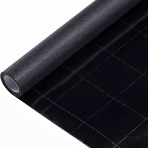 Cling Total Blackout Window Film Privacy Room Darkening Window Tint Black - Picture 1 of 8