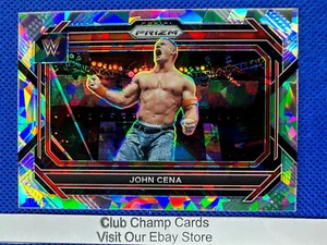 2023 #54 John Cena Panini Prizm WWE Silver Cracked Ice Prizm - Imagen 1 de 2