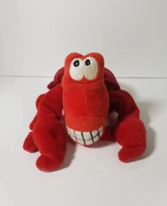 Little Mermaid Sebastian Crab 7” Plush The Walt Disney Company Good Condition - Picture 1 of 11
