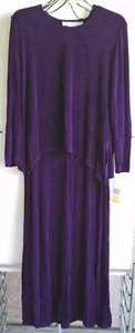 Conjunto de vestido y top Jessica Holbrook Sun NUEVO 2 piezas conjunto púrpura ajustado talla 6 - Imagen 1 de 8