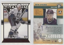 2002-03 Pacific Private Stock Titanium Red /299 Petr Sykora #3