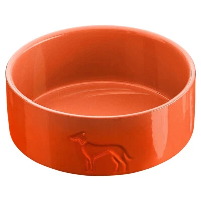 Hunter Keramik-Napf Osby Glazed orange für Hunde - Futter-/Trinknapf, rutschfest - Bild 1 von 4