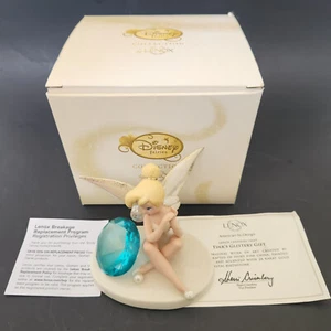 Lenox Tinks Glitzer Geschenk Figur Tinker Bell Geburtsstein Dezember Blautopas - Bild 1 von 7