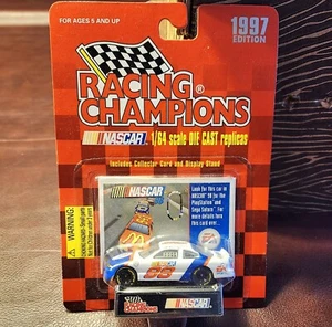 1997 Edition Racing Champions 1/64 NASCAR Includes Card & Display Stand - Picture 1 of 1
