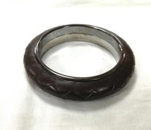 BOTTEGA VENETA Brown Bangle 7.4 inches - Picture 1 of 7