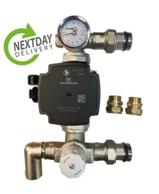 Grundfos Underfloor Heating Manifold Pump Control Pack Blending Valve ARated UFH - Image 1 of 3