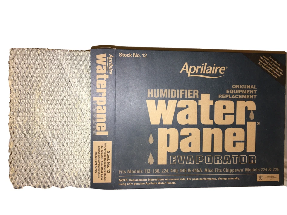 Aprilaire - Panel de agua de repuesto 12 A1 12 para todo (paquete de 1), blanco  Foto 1 de 1