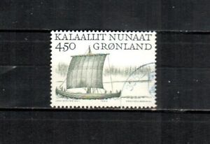 GREENLAND Scott's 350 ( 1v ) Viking Ship F/VF Used ( 1999 )