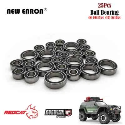 25Pc Pre-Greased Complete Ball Bearings Kit For RC Car Redcat 1/10 Everest Gen7 - Image 1 of 4