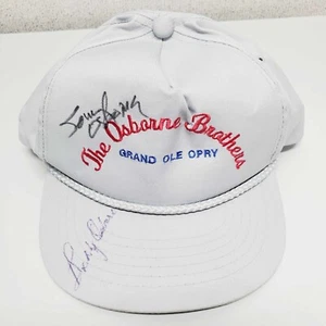 RARE Osborne Brothers Grand Ole Oprey Snapback Hat Signed Autograph Sonny Bobby - Picture 1 of 10