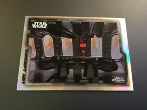 2021 Topps Star Wars Chrome Legacy Mandalorian Concept Art MCA-10 PWE ship - Picture 1 of 2