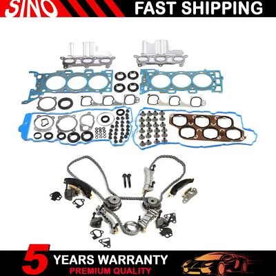 Juego de juntas de culata de kit de cadena de distribución apto para Buick Enclave GMC Acadia 3,6 L 2007 2008 Foto 1 de 4